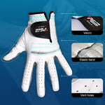 Gants simples antidérapants PGM Golf en peau de mouton pour hommes (Taille : 27-main droite), main gauche, main droite