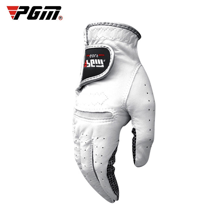 Gants simples antidérapants PGM Golf en peau de mouton pour hommes (Taille : 27-main droite), main gauche, main droite