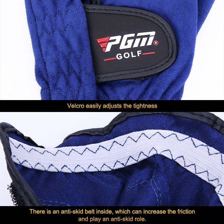 Gants simples respirants en microfibre PGM Golf pour hommes (taille : 27-main droite), main gauche, main droite