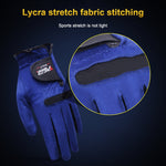Gants simples respirants en microfibre PGM Golf pour hommes (taille : 27-main droite), main gauche, main droite