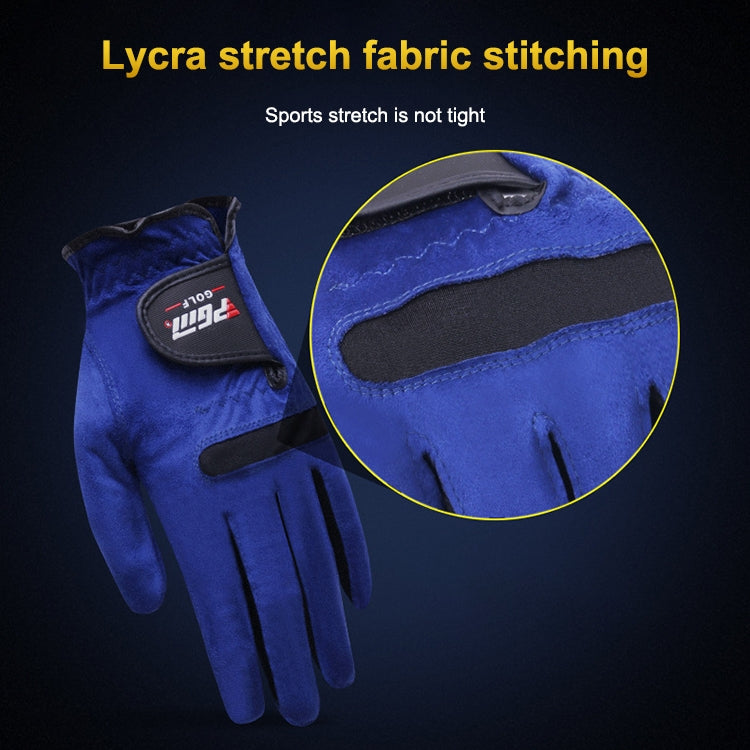 Gants simples respirants en microfibre PGM Golf pour hommes (taille : 27-main droite), main gauche, main droite