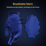 Gants simples respirants en microfibre PGM Golf pour hommes (taille : 27-main droite), main gauche, main droite
