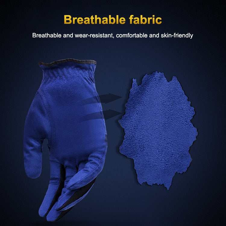 Gants simples respirants en microfibre PGM Golf pour hommes (taille : 27-main droite), main gauche, main droite