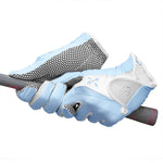 Gants de golf PGM antidérapants en cuir PU pour femmes (couleur: Jaune Taille:21), 18, 19, 21, 17, 20