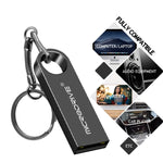 Clé USB MicroDrive 16GB 2.0 métal étanche haute vitesse (gris), 16GB
