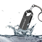 Clé USB MicroDrive 16GB 2.0 métal étanche haute vitesse (gris), 16GB