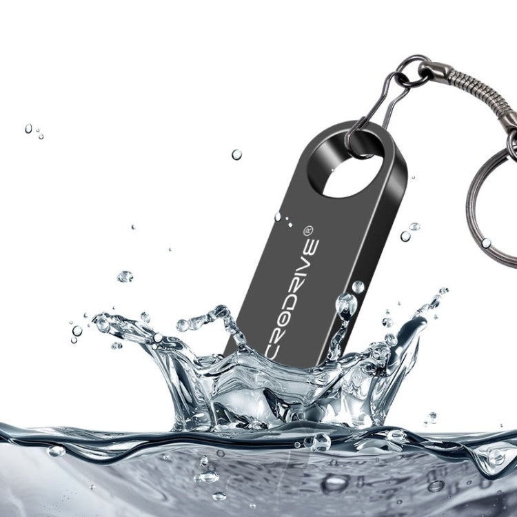Clé USB MicroDrive 16GB 2.0 métal étanche haute vitesse (gris), 16GB