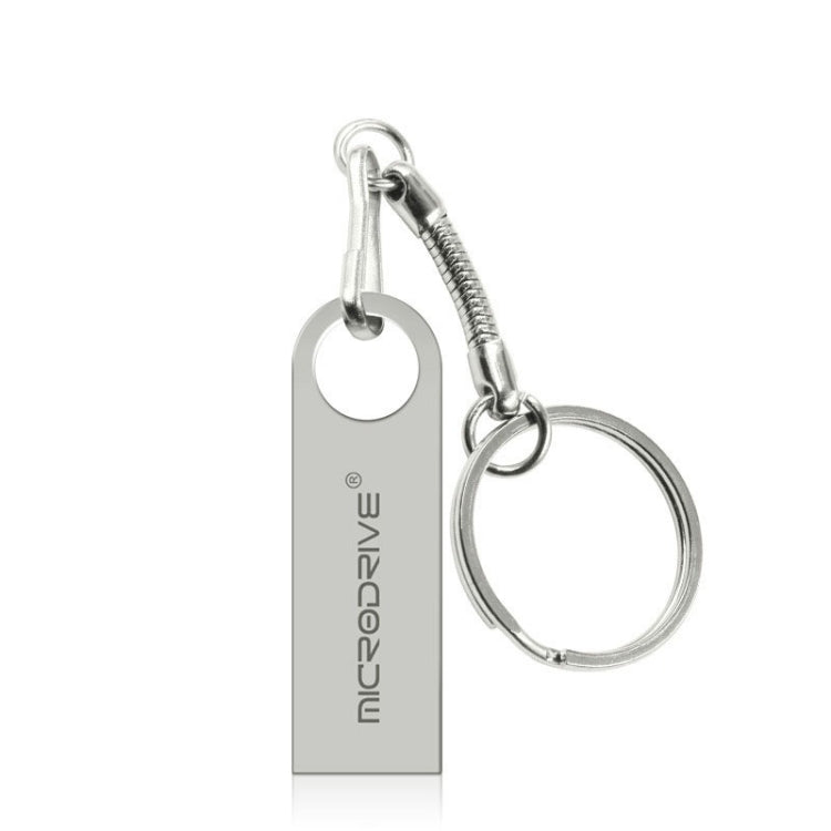 Clé USB MicroDrive 16GB 2.0 métal étanche haute vitesse (gris), 16GB