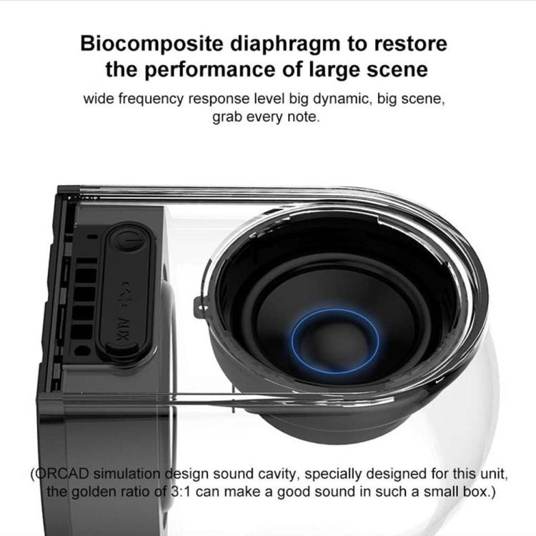 Enceinte HiFi stéréo surround Bluetooth sans fil magnétique TWS 3D véritable avec maison entièrement transparente