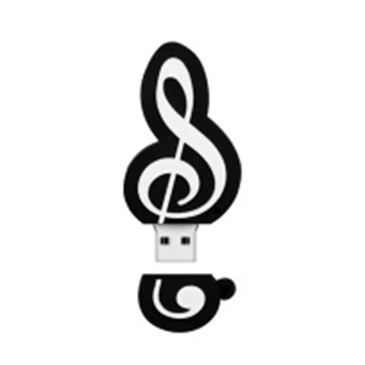 MicroDrive 16 Go USB 2.0 Clé USB en forme de note de musique, 16 Go