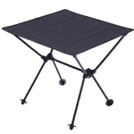Table pliante légère portable pour camping extérieur Tissu Oxford Table de pique-nique en aluminium aviation Table de barbecue, Table de barbecue (noir), Table de barbecue (orange)