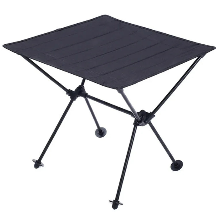 Table pliante légère portable pour camping extérieur Tissu Oxford Table de pique-nique en aluminium aviation Table de barbecue, Table de barbecue (noir), Table de barbecue (orange)