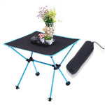 Table pliante légère portable pour camping extérieur Tissu Oxford Table de pique-nique en aluminium aviation Table de barbecue, Table de barbecue (noir), Table de barbecue (orange)
