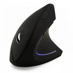 Souris sans fil verticale version pile 2,4 GHz, souris optique, version pile (noir), version pile (blanc)