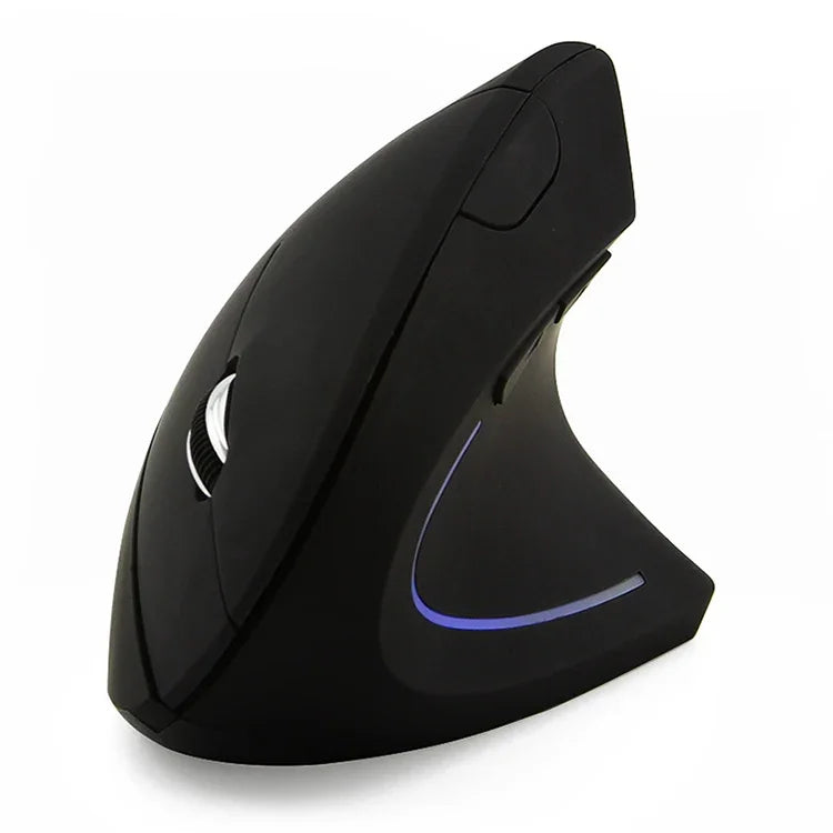 Souris sans fil verticale version pile 2,4 GHz, souris optique, version pile (noir), version pile (blanc)