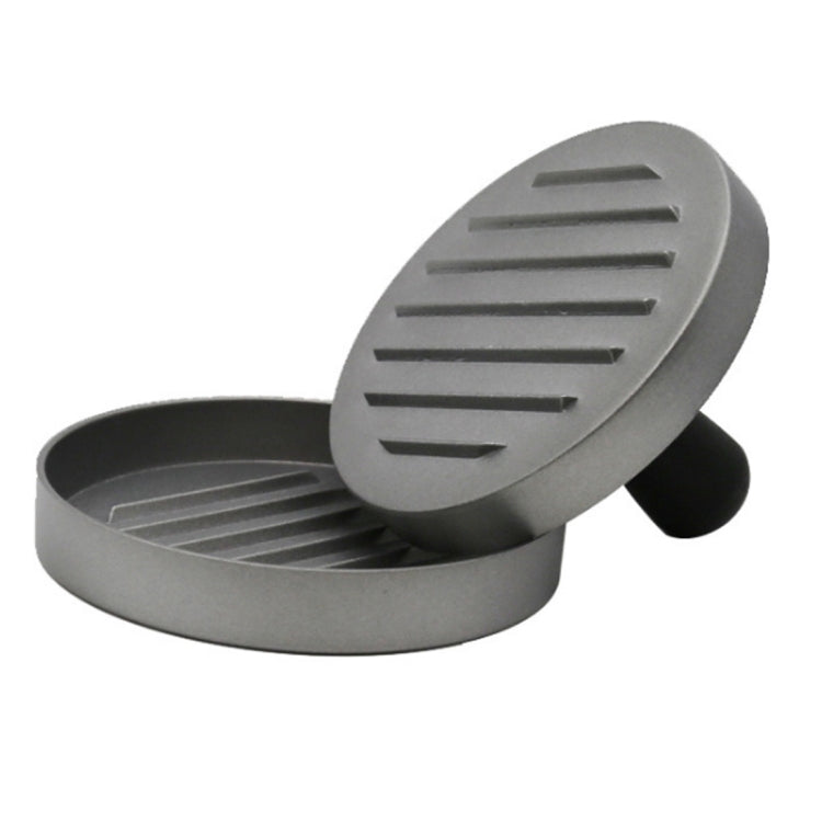 Moule à hamburger antiadhésif en alliage d'aluminium de qualité alimentaire pour la cuisine, avec 40 feuilles de papier siliconé double face, 1 poignée noire