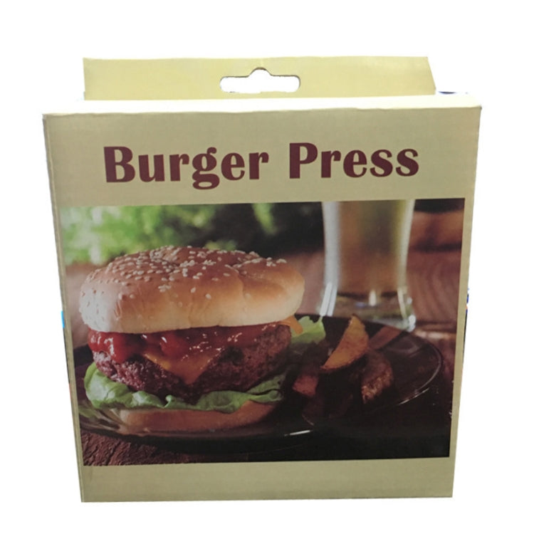 Moule à hamburger antiadhésif en alliage d'aluminium de qualité alimentaire pour la cuisine, avec 40 feuilles de papier siliconé double face, 1 poignée noire