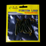 HENGJIA SO041 5cm/0.6g 10 leurres de pêche souples Wobbler Jigs vers artificiels Swimbaits Silicone