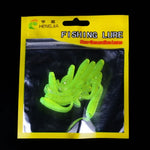 HENGJIA SO041 5cm/0.6g 10 leurres de pêche souples Wobbler Jigs vers artificiels Swimbaits Silicone