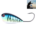 HENGJIA PO036 8cm/13g Grande Bouche Hameçon Simple Leurre Dur de Surface Matériel de Pêche en Plein Air Leurre de Pêche Appât de Pêche, PO036-1, PO036-2, PO036-3, PO036-4, PO036-5, PO036-6, PO036-7