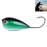 HENGJIA PO036 8cm/13g Grande Bouche Hameçon Simple Leurre Dur de Surface Matériel de Pêche en Plein Air Leurre de Pêche Appât de Pêche, PO036-1, PO036-2, PO036-3, PO036-4, PO036-5, PO036-6, PO036-7