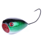HENGJIA PO036 8 leurres durs 8cm/13g avec grande bouche, hameçon simple, créant des vagues, pour la pêche en extérieur, matériel de pêche, appât de pêche, PO036