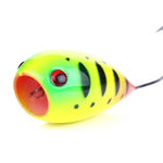 HENGJIA PO036 8 leurres durs 8cm/13g avec grande bouche, hameçon simple, créant des vagues, pour la pêche en extérieur, matériel de pêche, appât de pêche, PO036