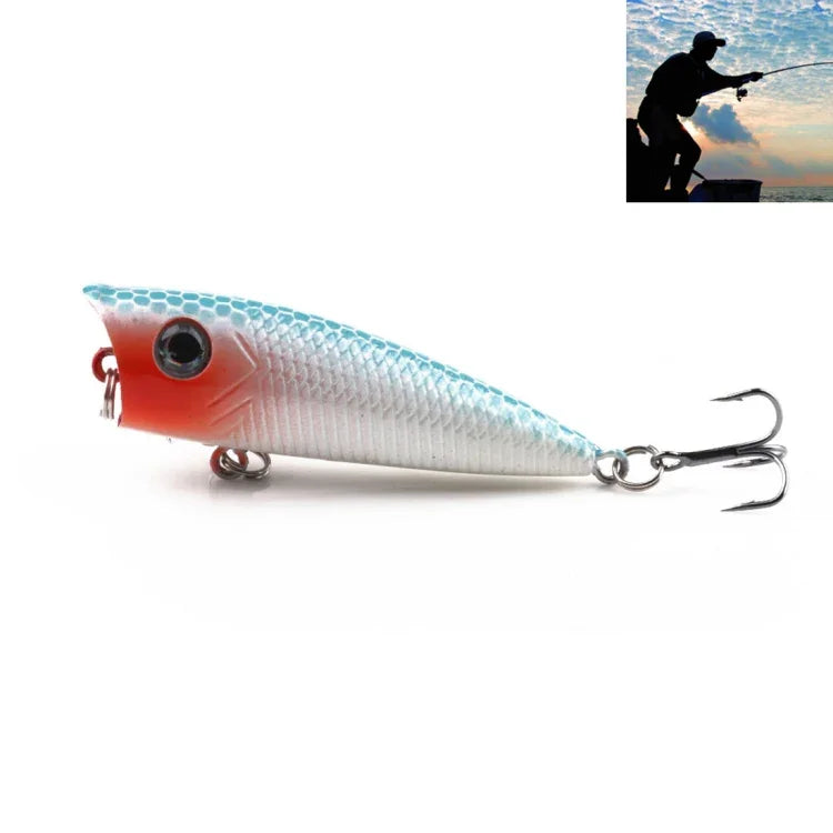 HENGJIA PO035 6cm/6g Leurre de pêche dur de simulation, appât pour l'eau salée et l'eau douce, PO035 1#, PO035 2#, PO035 3#, PO035 4#, PO035 5#