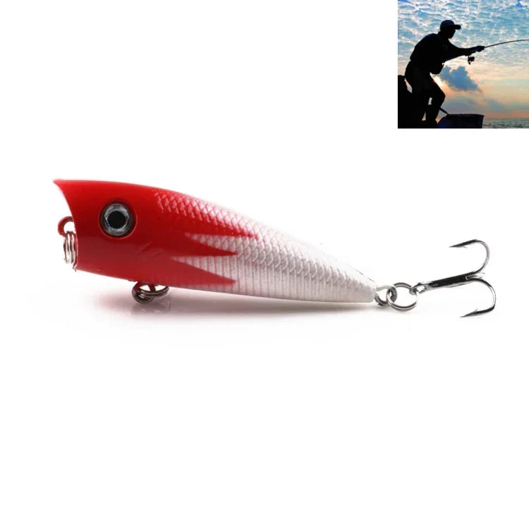HENGJIA PO035 6cm/6g Leurre de pêche dur de simulation, appât pour l'eau salée et l'eau douce, PO035 1#, PO035 2#, PO035 3#, PO035 4#, PO035 5#
