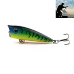 HENGJIA PO035 6cm/6g Leurre de pêche dur de simulation, appât pour l'eau salée et l'eau douce, PO035 1#, PO035 2#, PO035 3#, PO035 4#, PO035 5#
