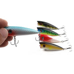 HENGJIA PO035 6cm/6g 5 Leurres de Pêche Durs Simulation, Matériel de Pêche Adapté à l'Eau Salée et à l'Eau Douce, PO035 5pcs