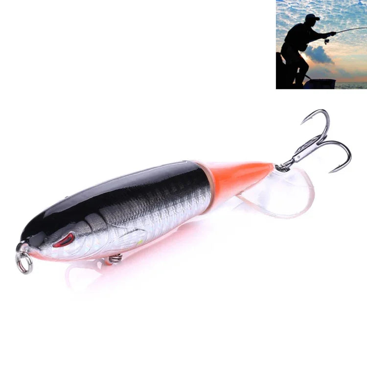 HENGJIA PE018 10cm/13g Leurre de pêche dur en forme de tracteur à hélice, appâts adaptés à l'eau salée et à l'eau douce, PE018 1#, PE018 2#, PE018 3#, PE018 4#, PE018 5#, PE018 6#, PE018 7#, PE018 8#
