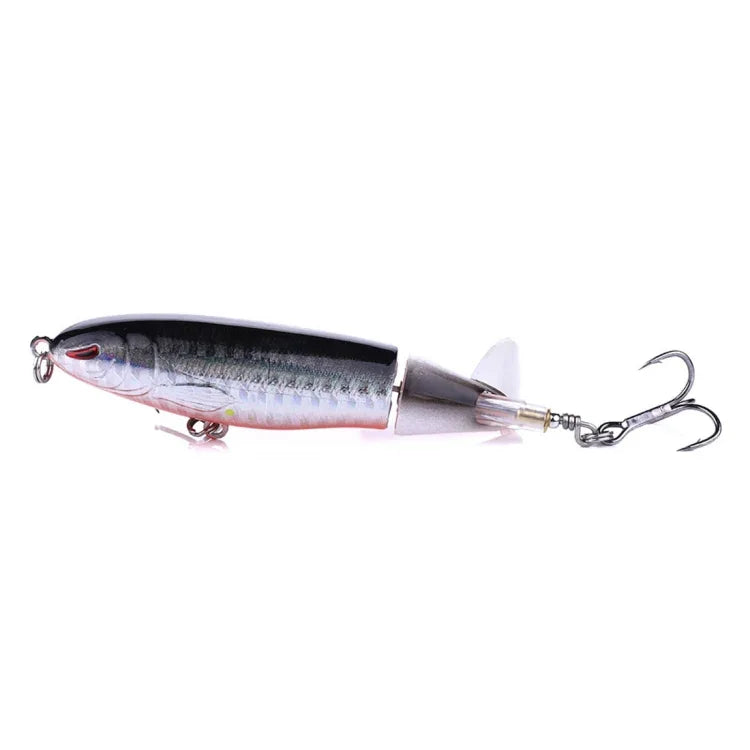 HENGJIA PE018 10cm/13g Leurre de pêche dur en forme de tracteur à hélice, appâts adaptés à l'eau salée et à l'eau douce, PE018 1#, PE018 2#, PE018 3#, PE018 4#, PE018 5#, PE018 6#, PE018 7#, PE018 8#
