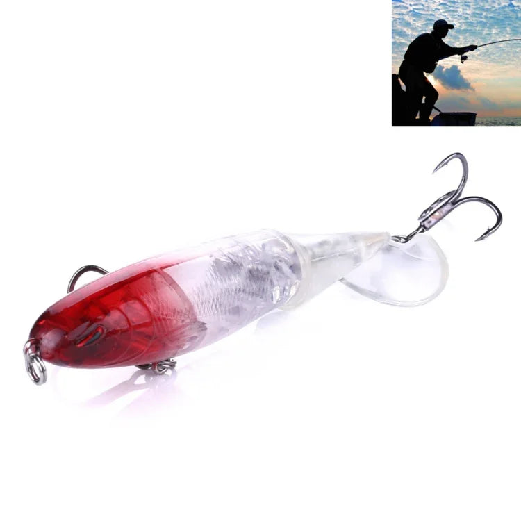 HENGJIA PE018 10cm/13g Leurre de pêche dur en forme de tracteur à hélice, appâts adaptés à l'eau salée et à l'eau douce, PE018 1#, PE018 2#, PE018 3#, PE018 4#, PE018 5#, PE018 6#, PE018 7#, PE018 8#