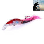 HENGJIA JIZ002 10cm/16.6g Gros appâts durs en forme de calmar poulpe, leurres de pêche longue portée, appâts adaptés à la pêche en mer et en eau douce, JIZ002 A, JIZ002 B, JIZ002 C, JIZ002 D, JIZ002 E, JIZ002 F, JIZ002 G, JIZ002 H
