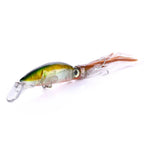 HENGJIA JIZ002 10cm/16.6g 8 leurres durs en forme de pieuvre/calamar, grande distance de lancer, pour la pêche en mer et en eau douce, boîte de 8 pièces