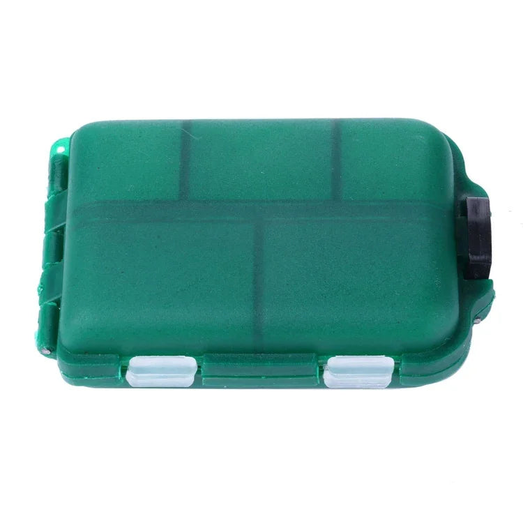 HENGJIA qt061-1 Boîte de rangement à charnière pour matériel de pêche à dix compartiments, qt061-1