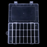 HENGJIA qt022 Boîte de pêche multifonctionnelle étanche à vingt-quatre compartiments pour ranger les outils de pêche, boîte de pêche transparente, qt022
