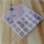 HENGJIA qt020 Boîte de rangement étanche multifonctionnelle pour matériel de pêche à quinze compartiments, qt020