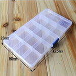 HENGJIA qt020 Boîte de rangement étanche multifonctionnelle pour matériel de pêche à quinze compartiments, qt020