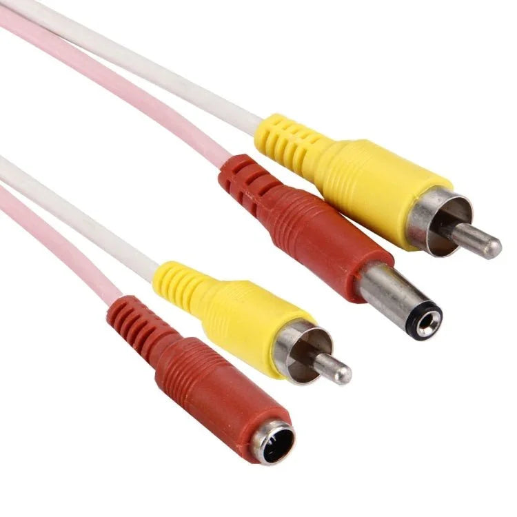 CCTV Safety Camera Power Video Male to Female Cable, Length: 15m - Trustpick