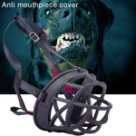 Dog Muzzle Prevent Biting Chewing and Barking Allows Drinking and Panting, Size: 11.2*10.7*14.3cm - Trustpick