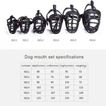 Dog Muzzle Prevent Biting Chewing and Barking Allows Drinking and Panting, Size: 8.2*7.6*10.4cm - Trustpick