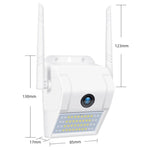 DP11 2 Megapixel IP66 Waterproof Wall Light Wireless IP Camera, Support Multiple Night Vision & Mobile Phone Remote Monitoring & Voice Intercom & Motion Detection / Alarm & 128GB Memory Card - Trustpick