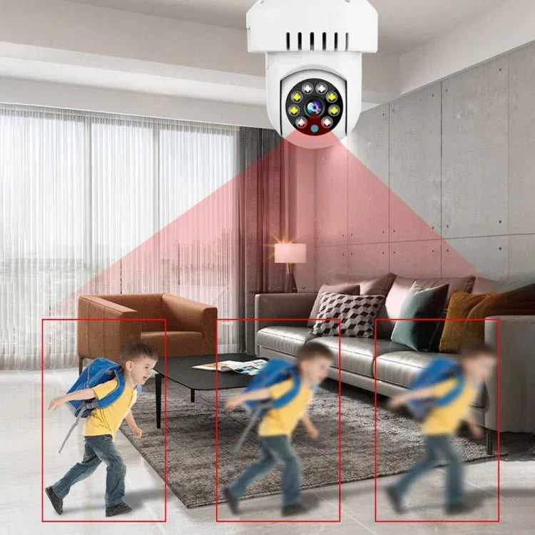 DP36 1080P Smoke Alarm Bulb WiFi Camera, Support IR Night Vision / Motion Detection / Two - way Voice - Trustpick