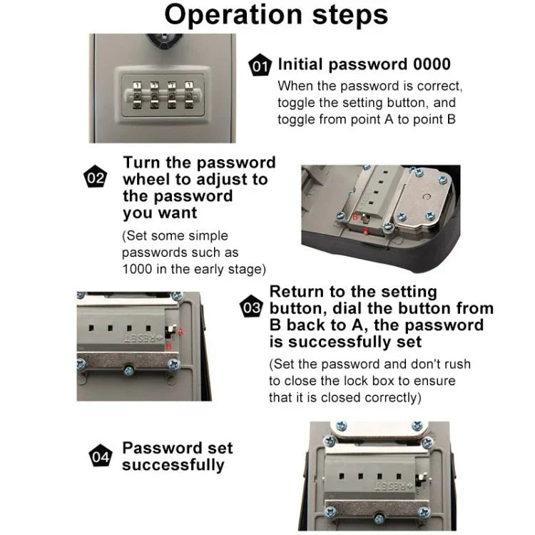 G11 Punch - free Double Key Storage Box - Trustpick