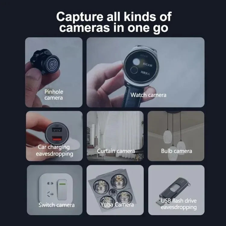 Hotel Camera Anti - Peeping Infrared Detector GPS Positioning Signal Detection Locator - Trustpick