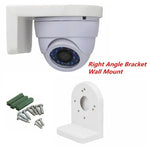 L - Type 3.5 inch Plastic Right Angle Bracket Wall Mount for CCTV Dome IP Security Camera - Trustpick