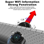 M108 720P 6400mAh Smart WIFI Video Visual Doorbell,Support Phone Remote Monitoring & Real - time Voice Intercom - Trustpick
