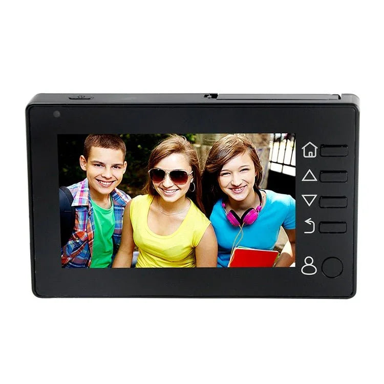 M4300D 4.3 inch TFT Color Display Screen 3.0MP Security Camera Video Smart Doorbell, Support TF Card (32GB Max) & Night Vision & Motion Detection - Trustpick